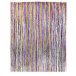 DR16665 Rainbow Foil Fringe Curtain